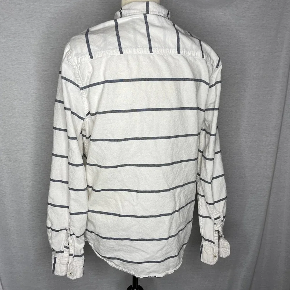 A25). Aeropostale NYC Men Button Down Shirt Long Sleeve - Picture 8 of 15